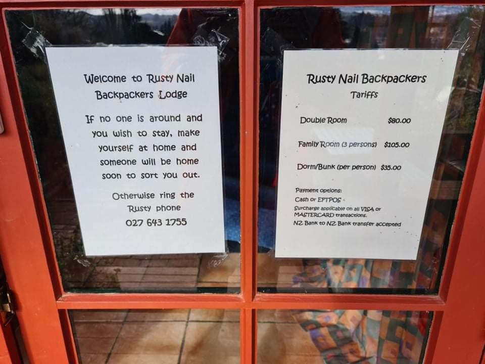 Rusty Nail Backpackers Hostel Taihape Exterior photo